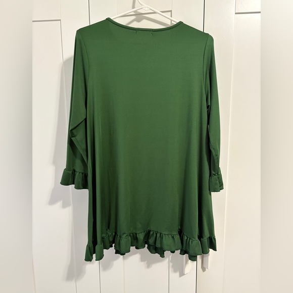 Nuggles Green Ruffled Top - Picture 4 of 4